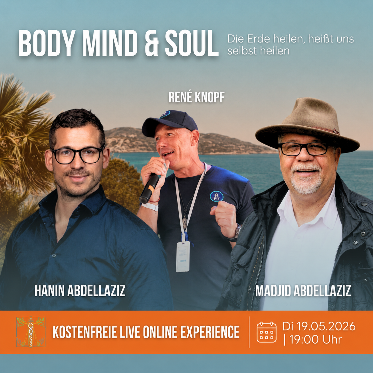 Madjid, Hanin und René - Body Mind & Soul Mallorca